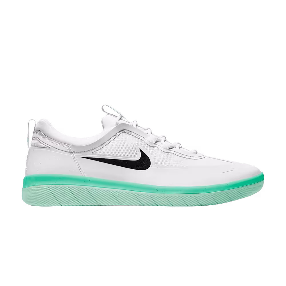Nike Nyjah Free 2 SB White Green Glow