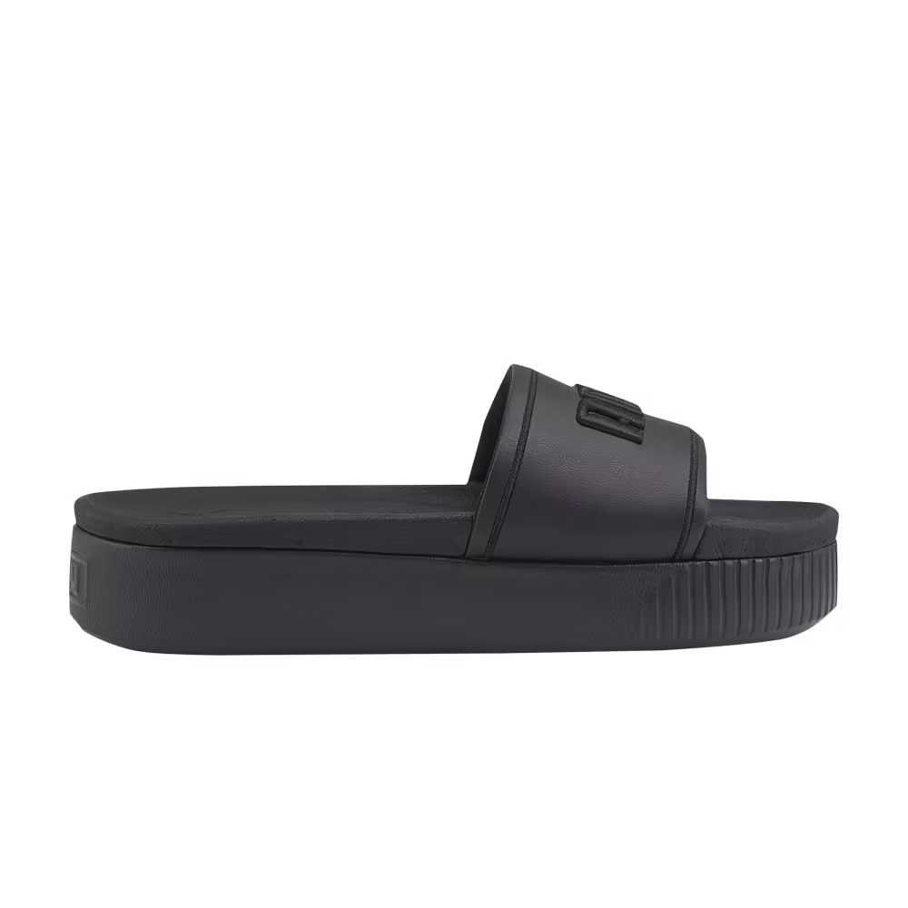 Puma Women's Platform Slide Triple Black