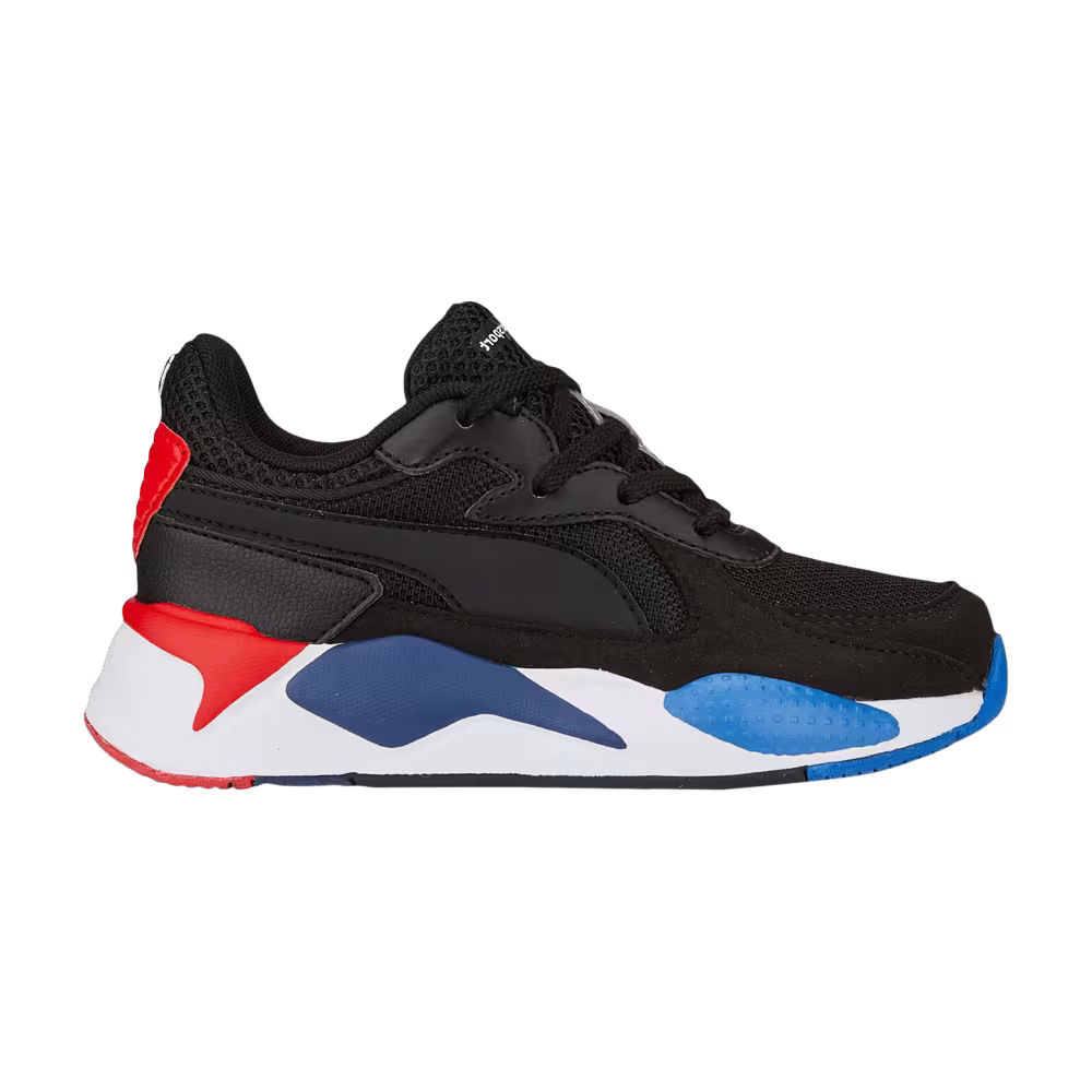 BMW Motorsport x Puma RS-X Little Kid Black Cobalt Red