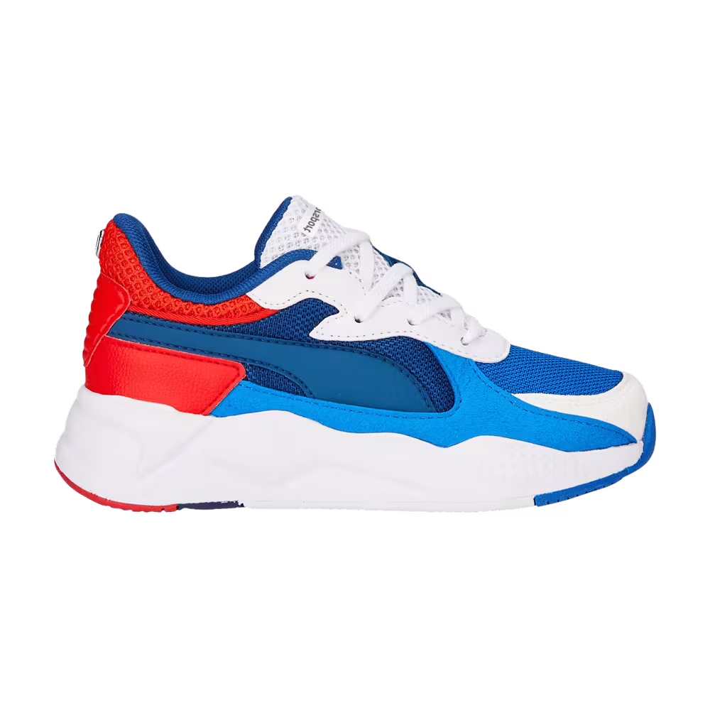BMW Motorsport x Puma RS-X Little Kid White Cobalt Red