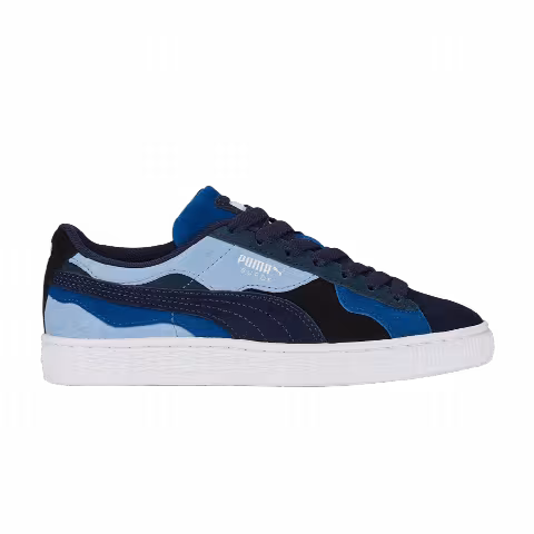 Puma Suede Big Kid 'Camowave - Navy Day Dream'