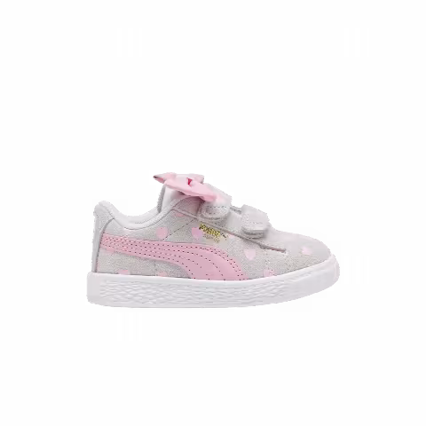 Puma Suede Classic Re-Bow 5 Infant 'Hearts - Silver Mist'