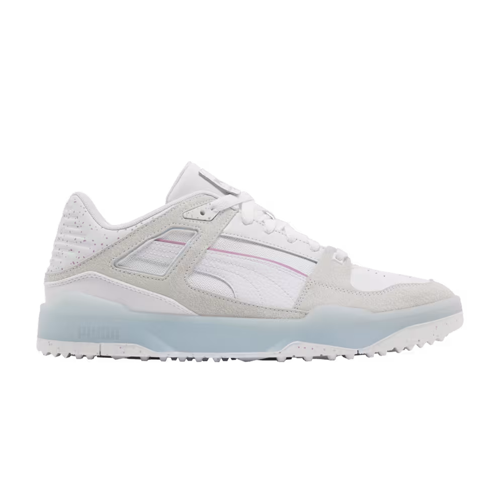 Palm Tree Crew x Puma Slipstream G Spikeless Golf White Pink Icing