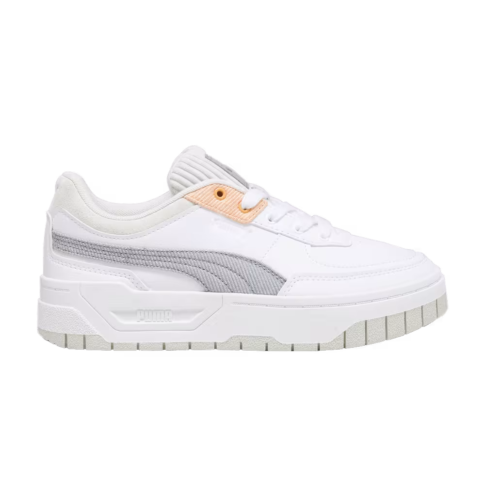 Puma Women's Cali Dream Corduroy Chic - White Sedate Grey
