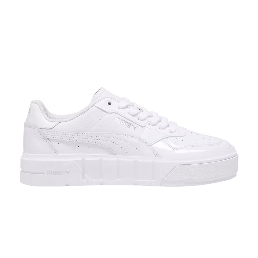 Puma Women's Cali Court Patent Triple White