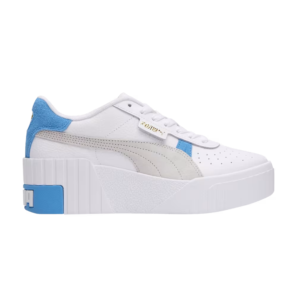 Puma Women's Cali Wedge Mix White Light Blue
