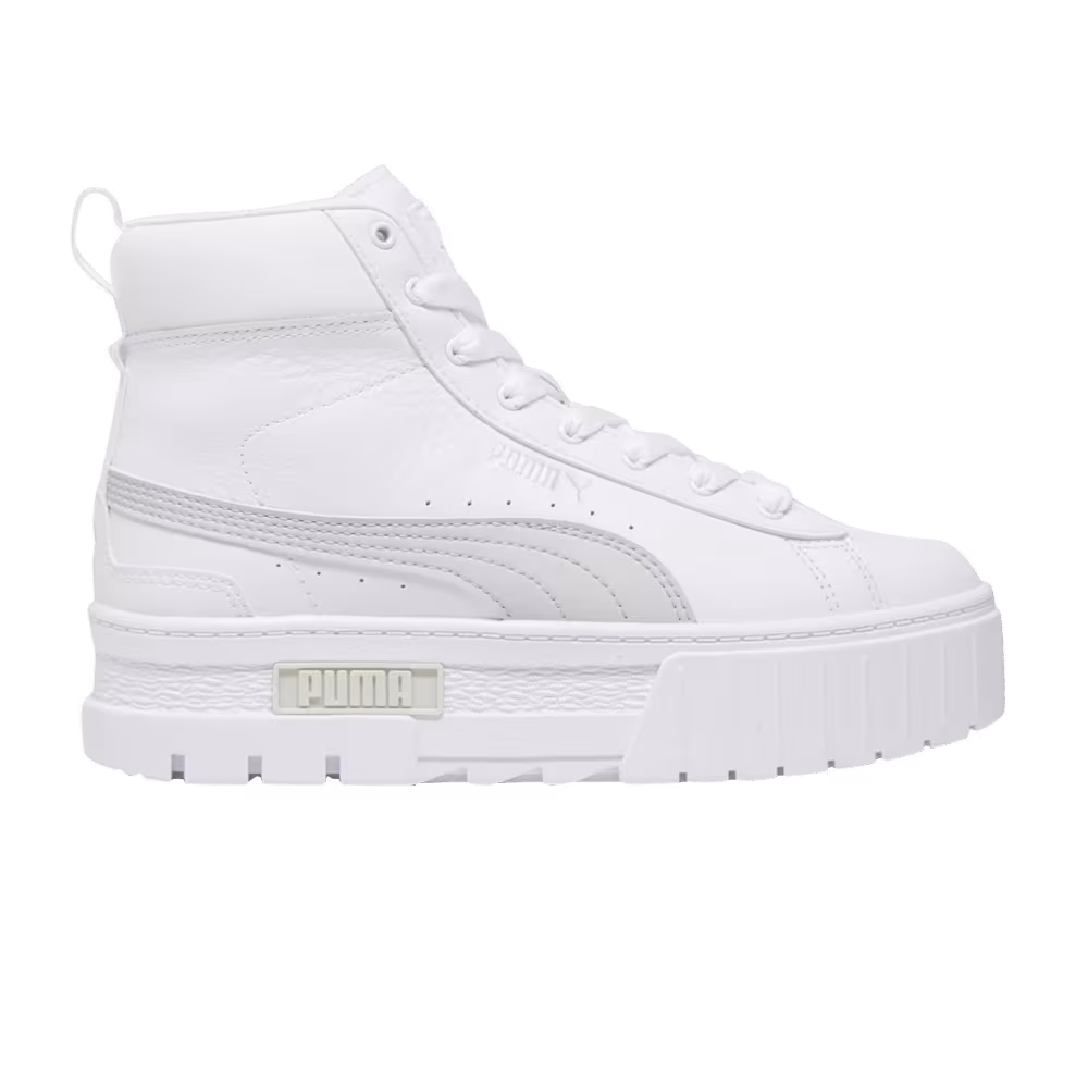 Puma Women's Mayze Mid White Ash Grey