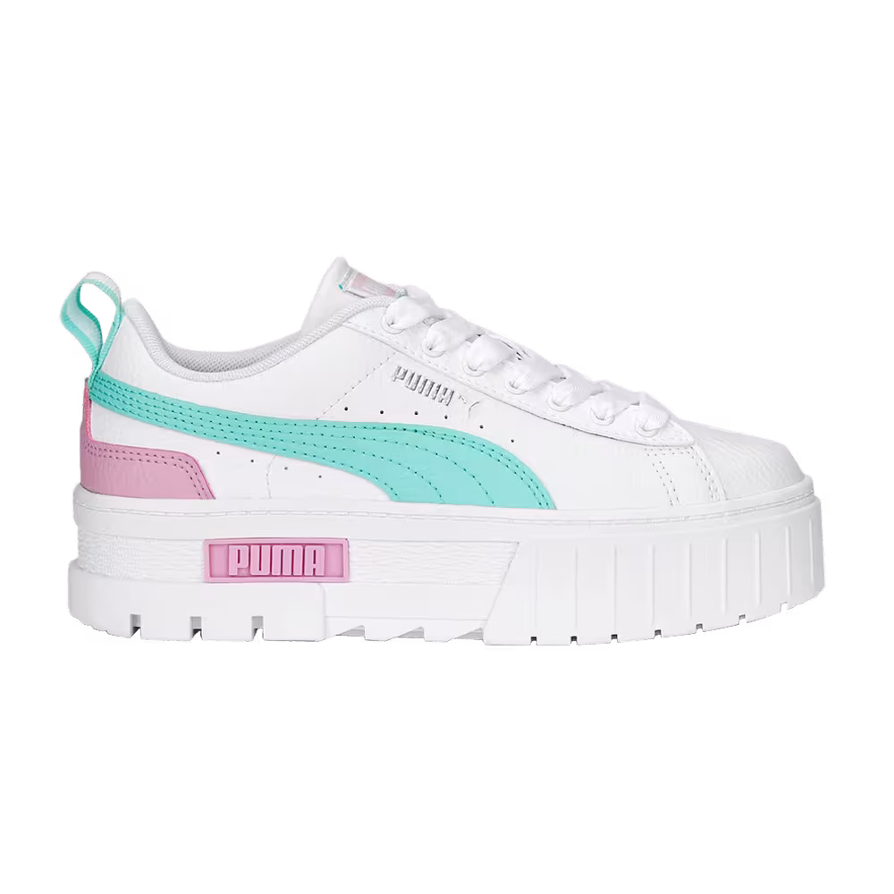 Puma Mayze Leather Jr White Mint