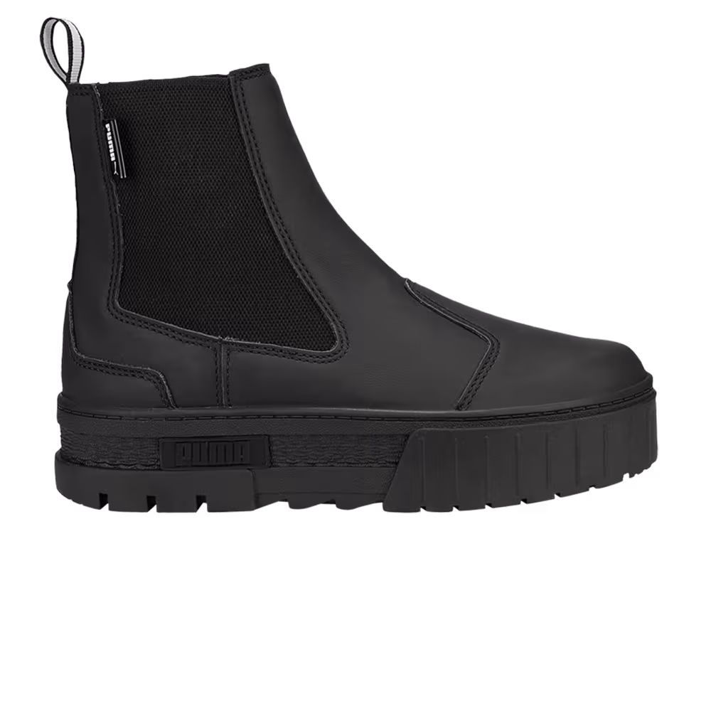 Puma Women's Mayze Pop Chelsea Boot Triple Black