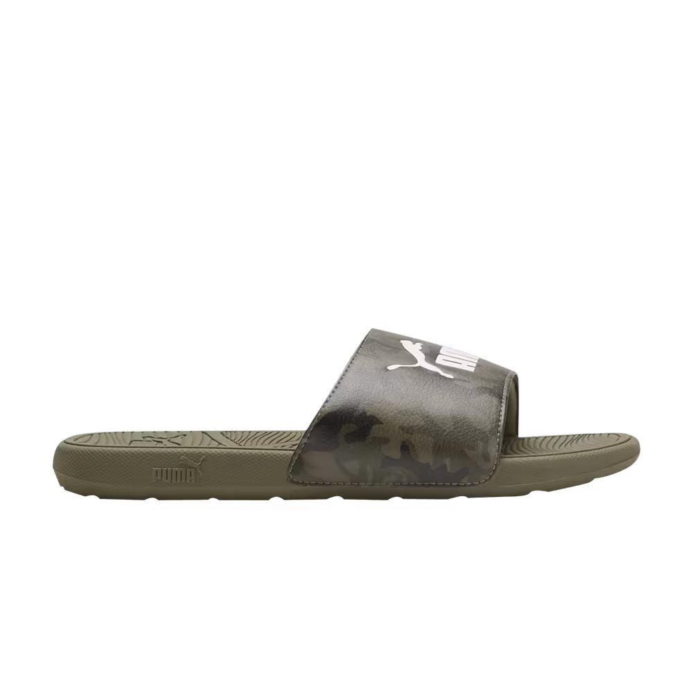 Puma Cool Cat 2.0 Slide Camo - Dark Olive