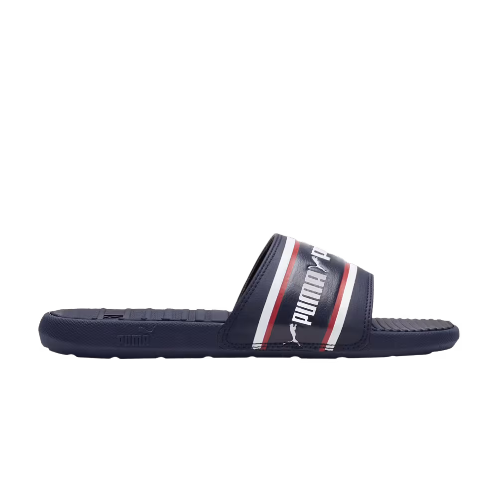 Puma Cool Cat Slide Stripe Repeat - Peacoat