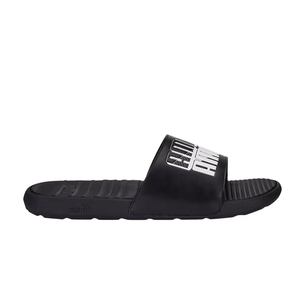 Puma Cool Cat Power Slide Black Steel Grey