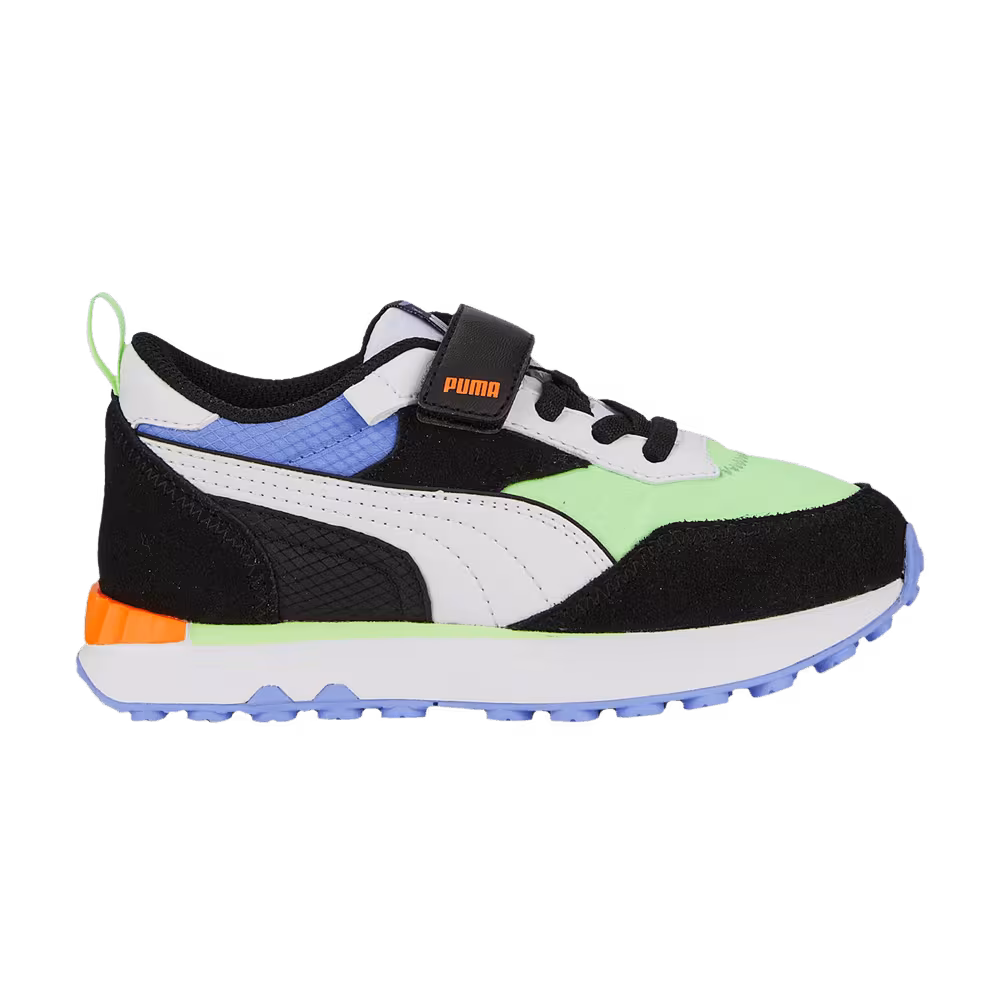 Puma Rider FV Little Kid Elektro Purple Fizzy Lime