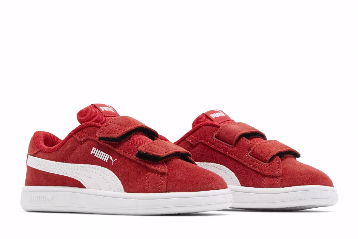 Puma Smash 3.0 Suede Toddler For All Time Red, view 9