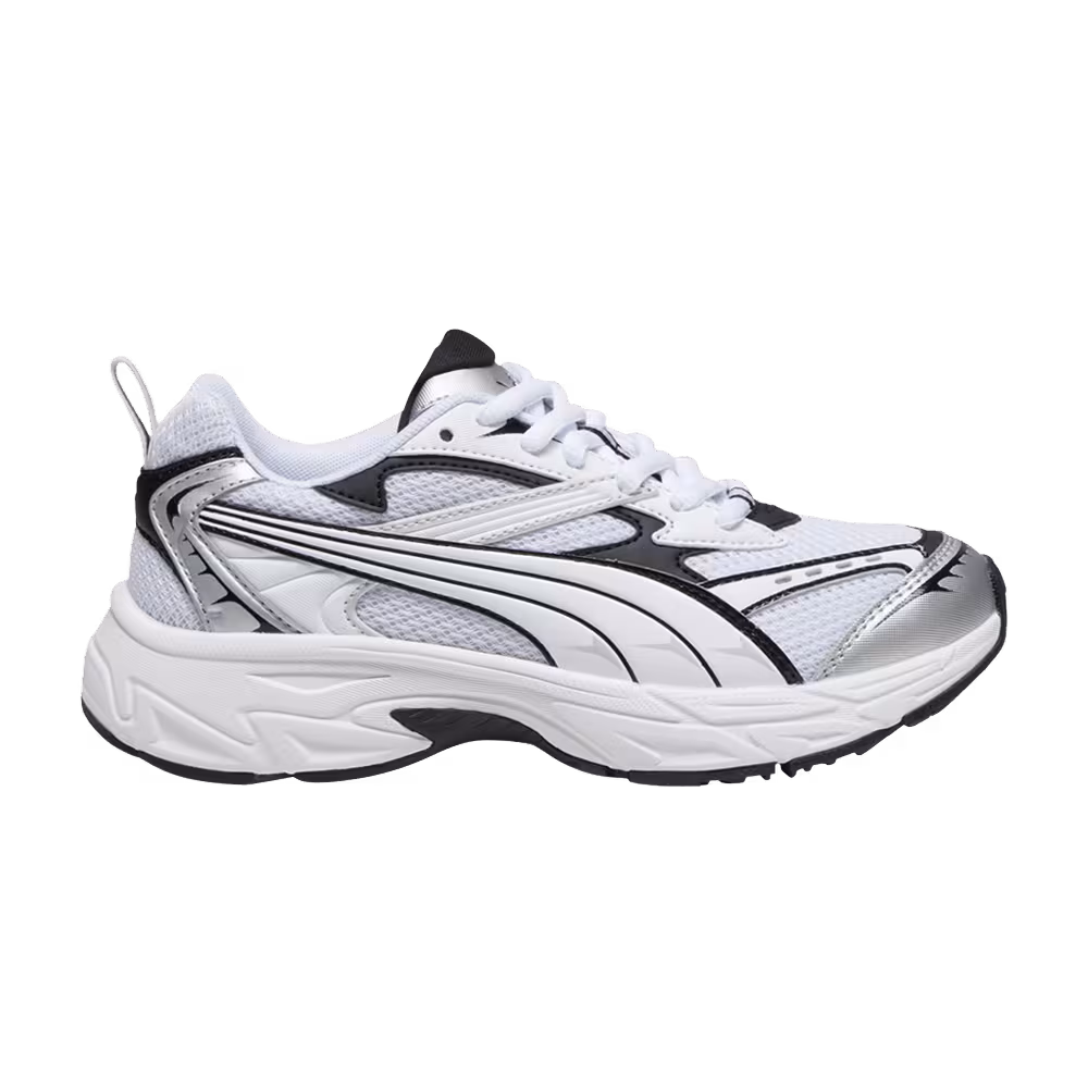 Puma Morphic Base Big Kid Feather Grey Black
