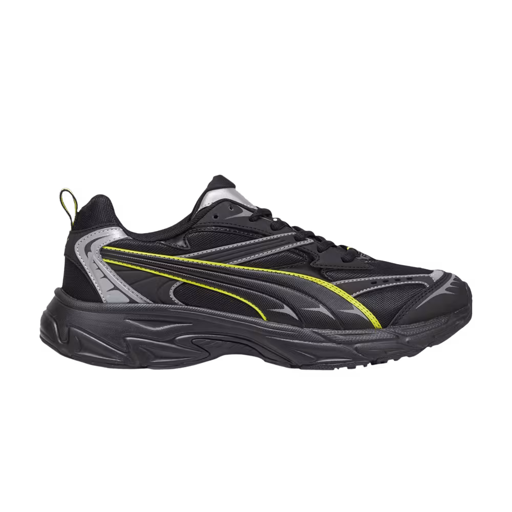 Puma Morphic Reflective Black Yellow Burst