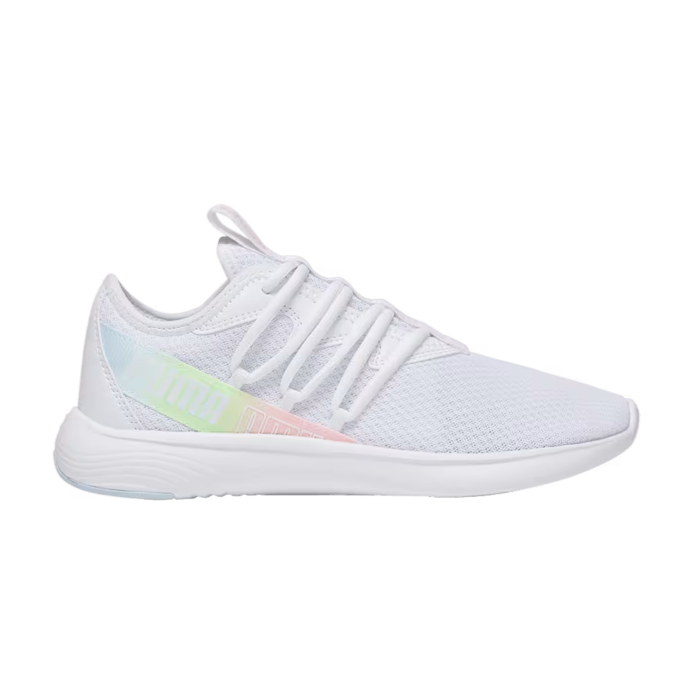 Puma Women's Star Vital Stripe White Koral Ice