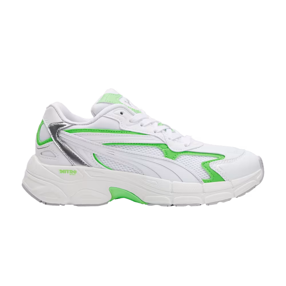 Puma Women's Teveris Nitro Metallic - White Summer Green