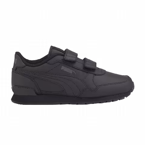 Puma ST Runner v3 Leather Little Kid 'Triple Black'