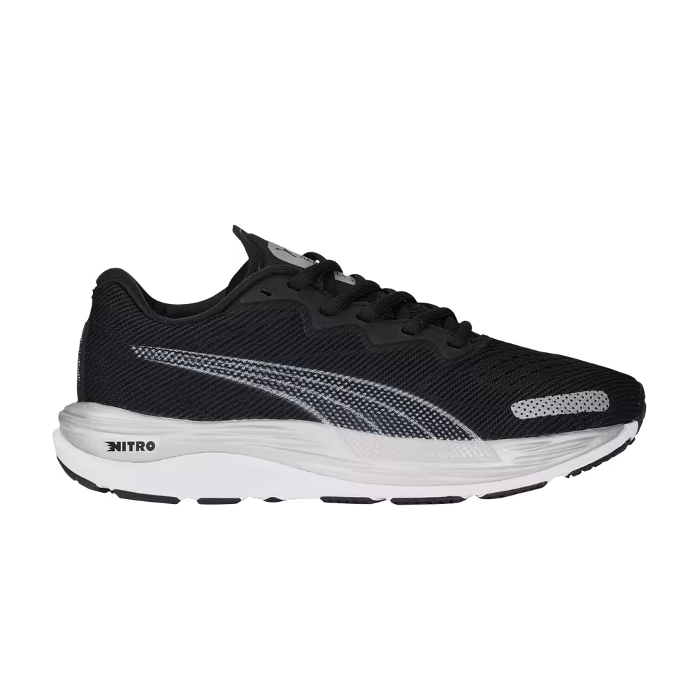 Puma Velocity Nitro 2 Big Kid Black Silver