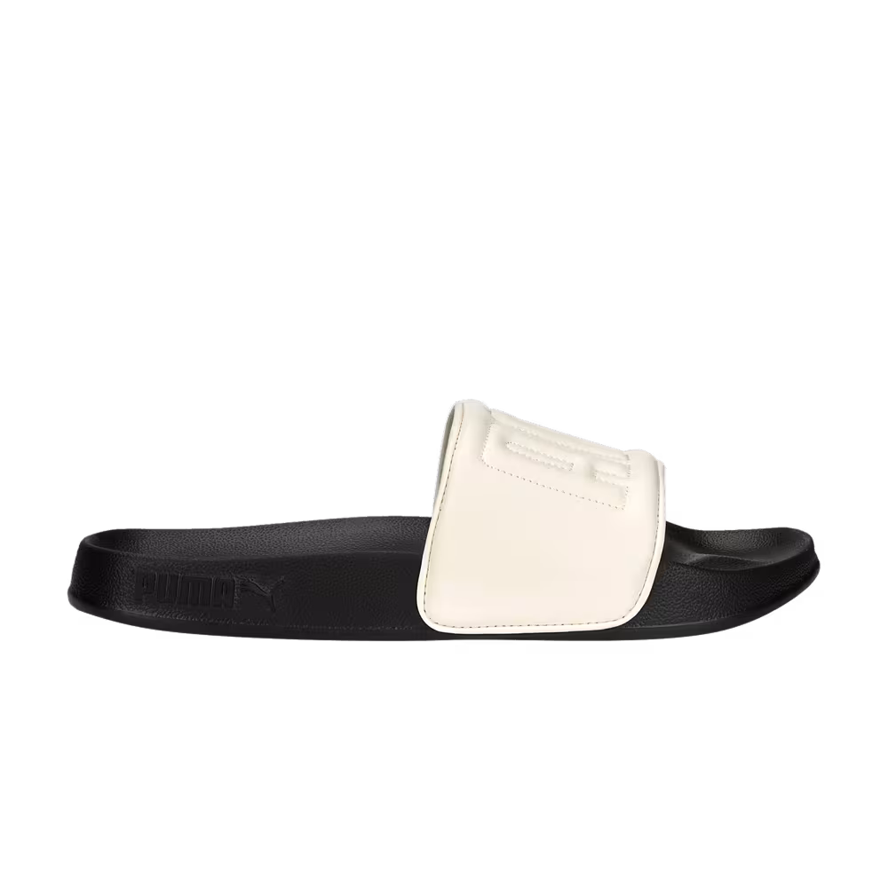 Puma Women's Leadcat 2.0 Quilted Slide Pristine Black