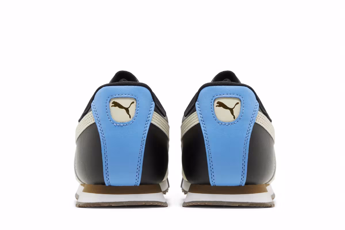 Puma Roma Basic Plus Black Regal Blue, view 7