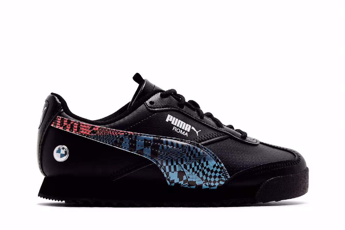 BMW Motorsport x Puma Roma Via Little Kid Black, view 2