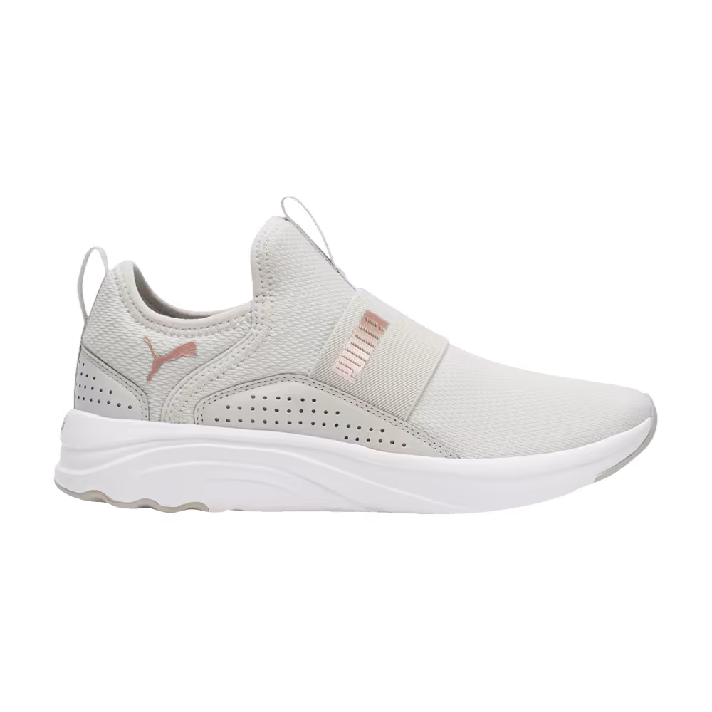 Puma Women's Softride Sophia Slip-on Grey Rose Gold
