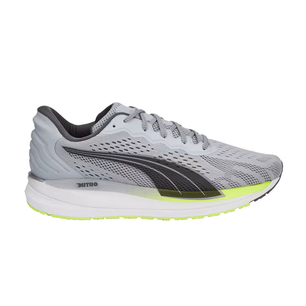 Puma Magnify Nitro Surge Platinum Grey Lime Squeeze