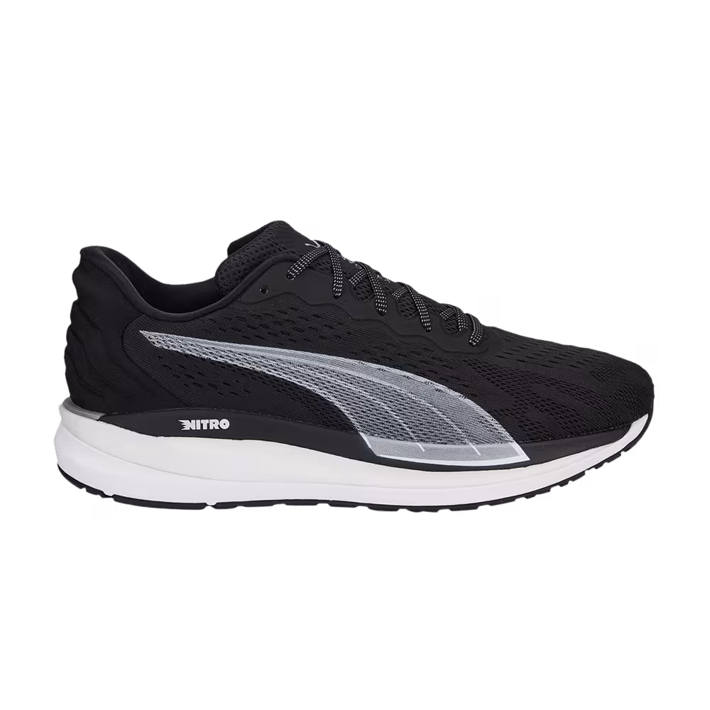Puma Magnify Nitro Surge Black Metallic Silver