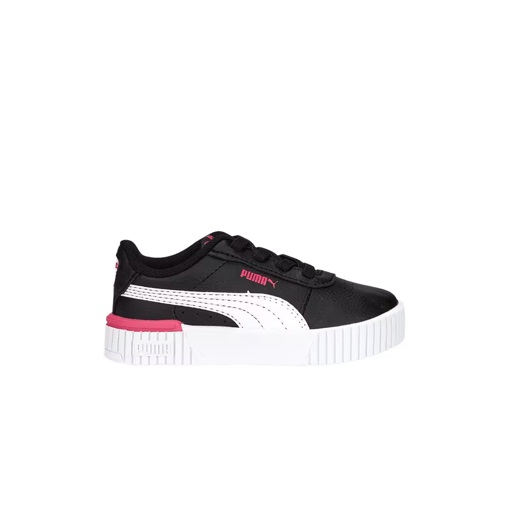 Puma Carina 2.0 AC Infant Black Glowing Pink