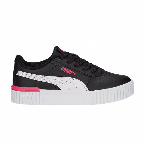 Puma Carina 2.0 Little Kid 'Black Glowing Pink'