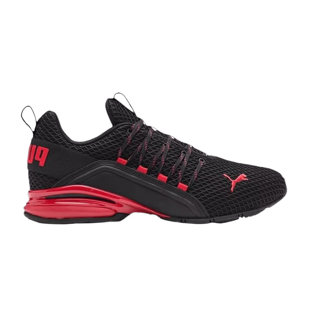Puma Axelion Spark Black High Risk Red