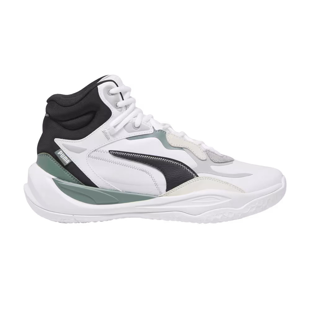Puma Playmaker Pro Mid Plus Black Ash Grey