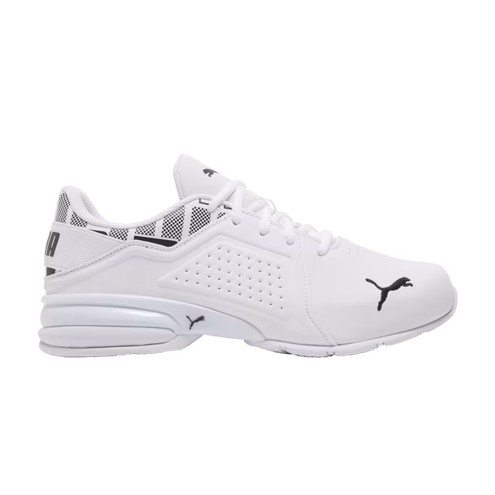 Puma Viz Runner Repeat Wide White Black