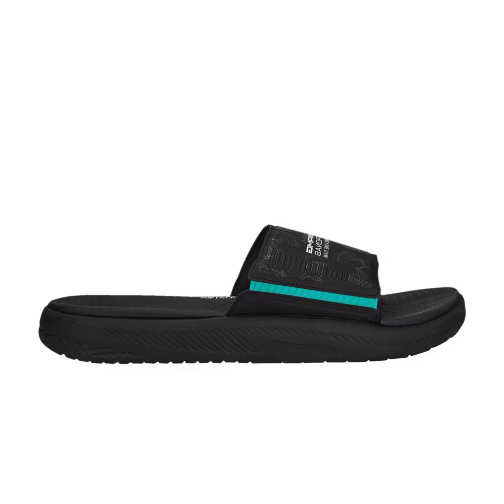Puma Mercedes-AMG Petronas F1 x Softride Slide Black Spectra Green