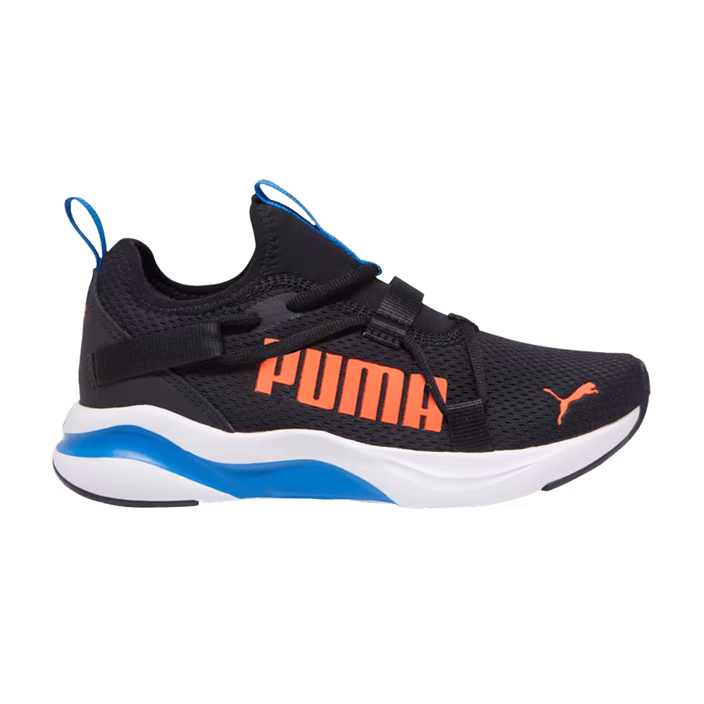 Puma SoftRide Rift Pop Big Kid Black Hot Heat