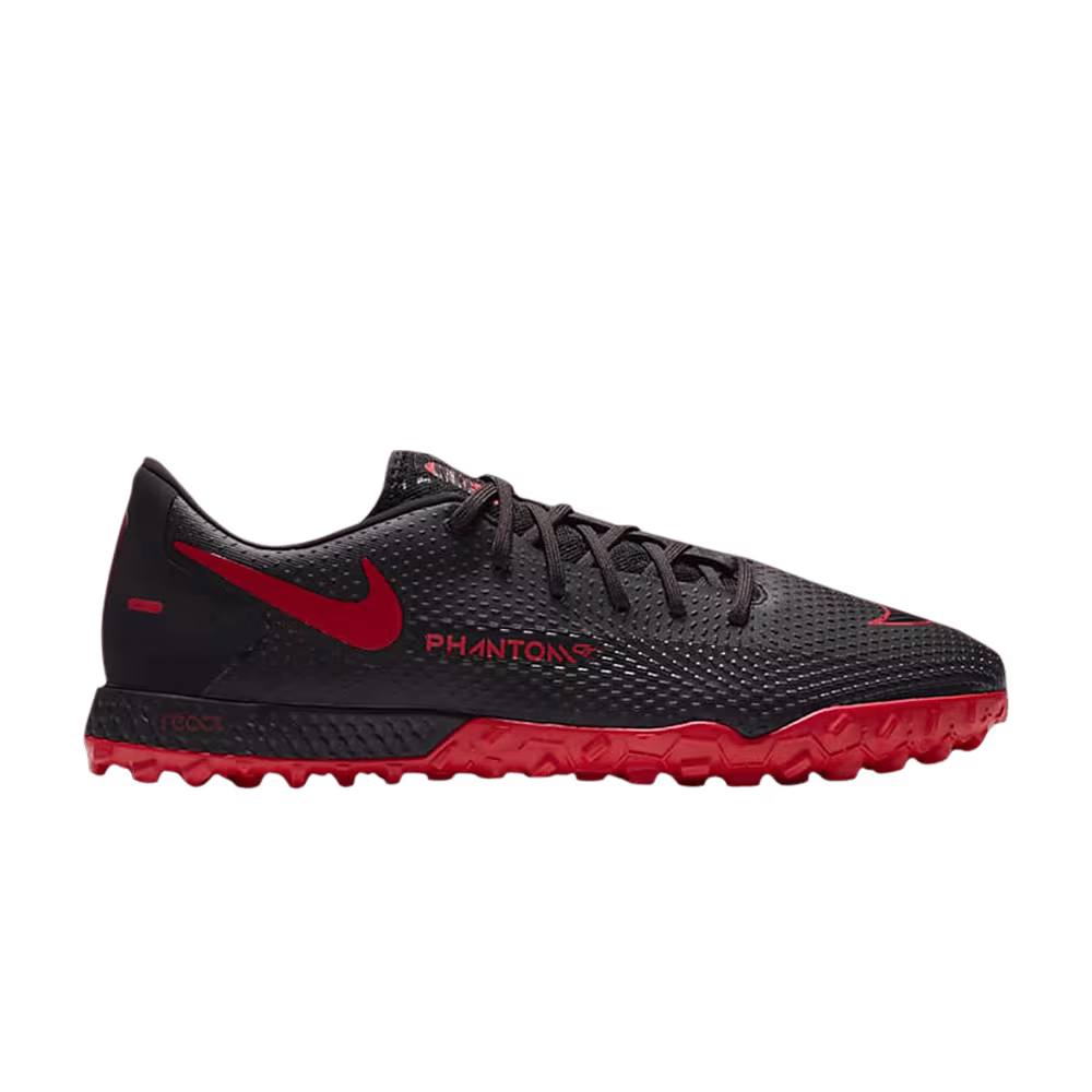 Nike React Phantom GT Pro Turf Black Chile Red