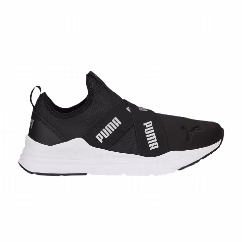 Puma Wmns Wired Run Slip-On 'Metallic - Black Silver'