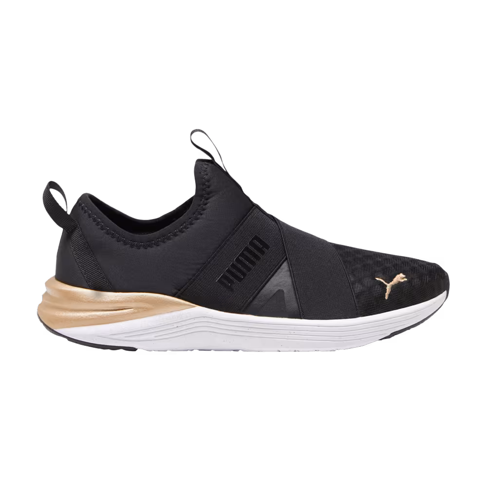 Puma Women's Better Foam Prowl Slip-On Black Gold