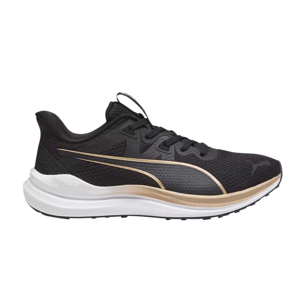 Puma Reflect Lite Molten Metal - Black Team Gold