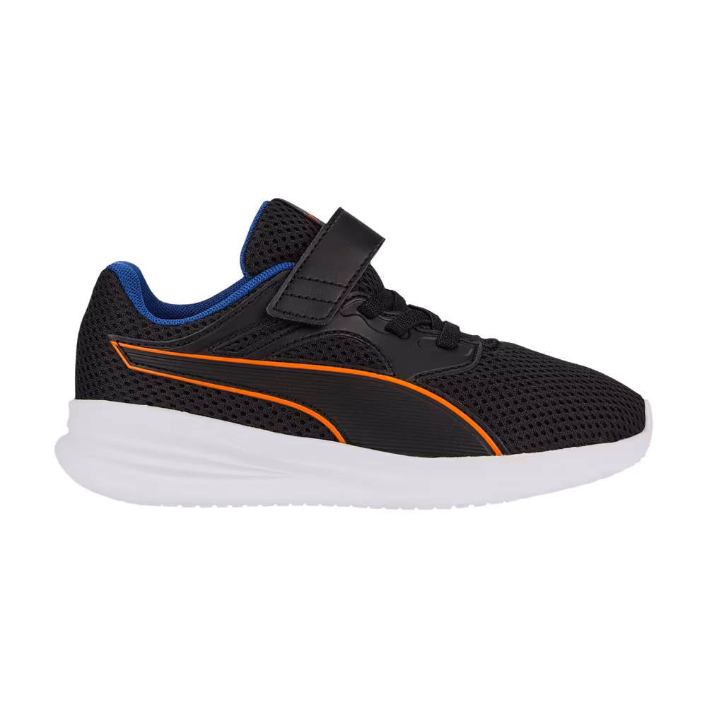 Puma Transport Block AC Little Kid Black Rickie Orange
