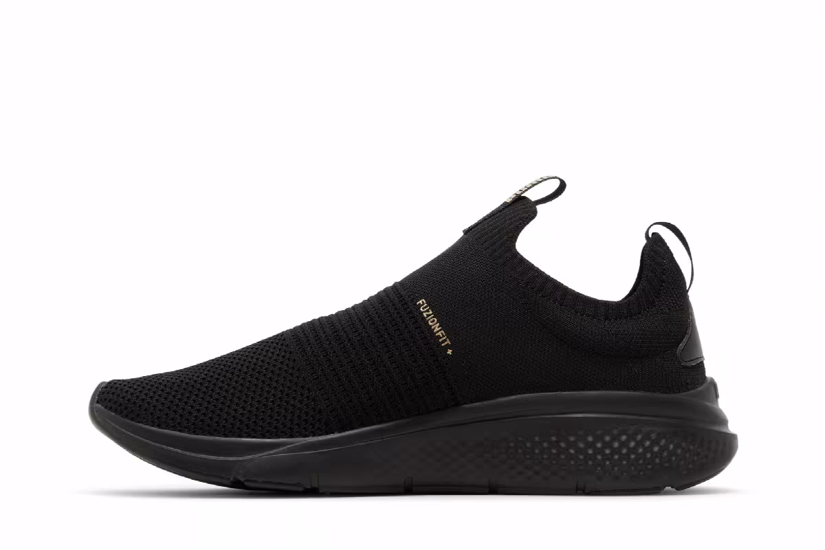 Puma Women's Softride Pro Echo Slip-On Metal - Black Gold, view 4