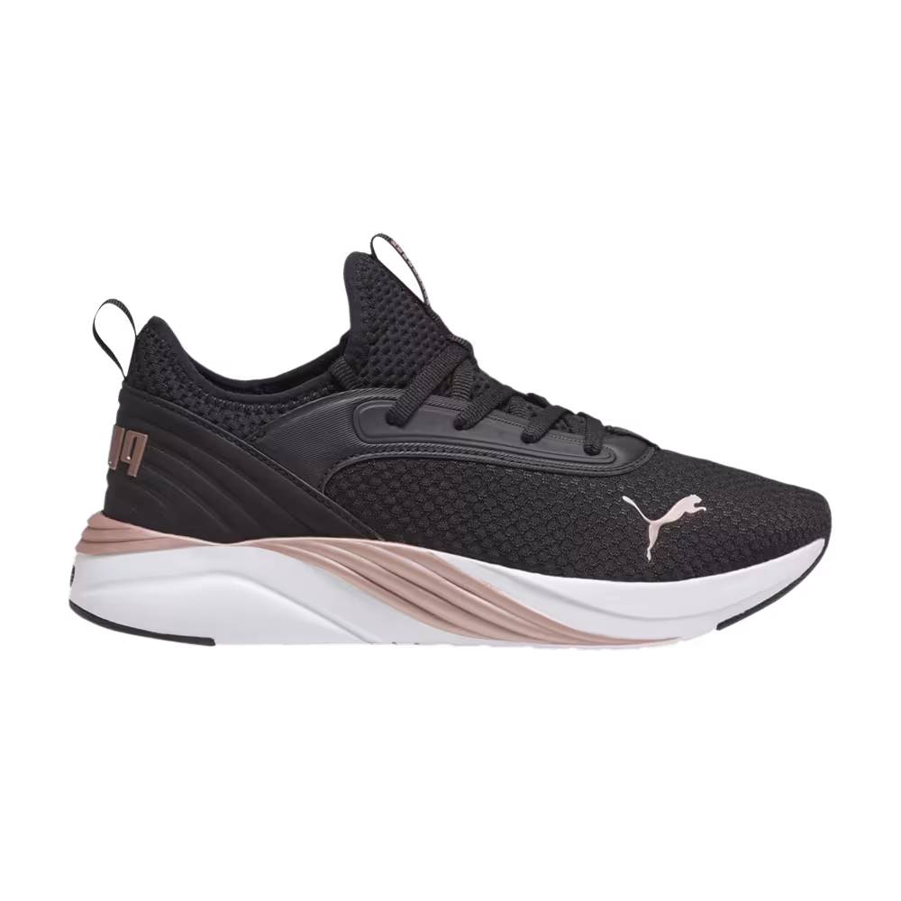 Puma Women's Softride Ruby Luxe Black Rose Gold