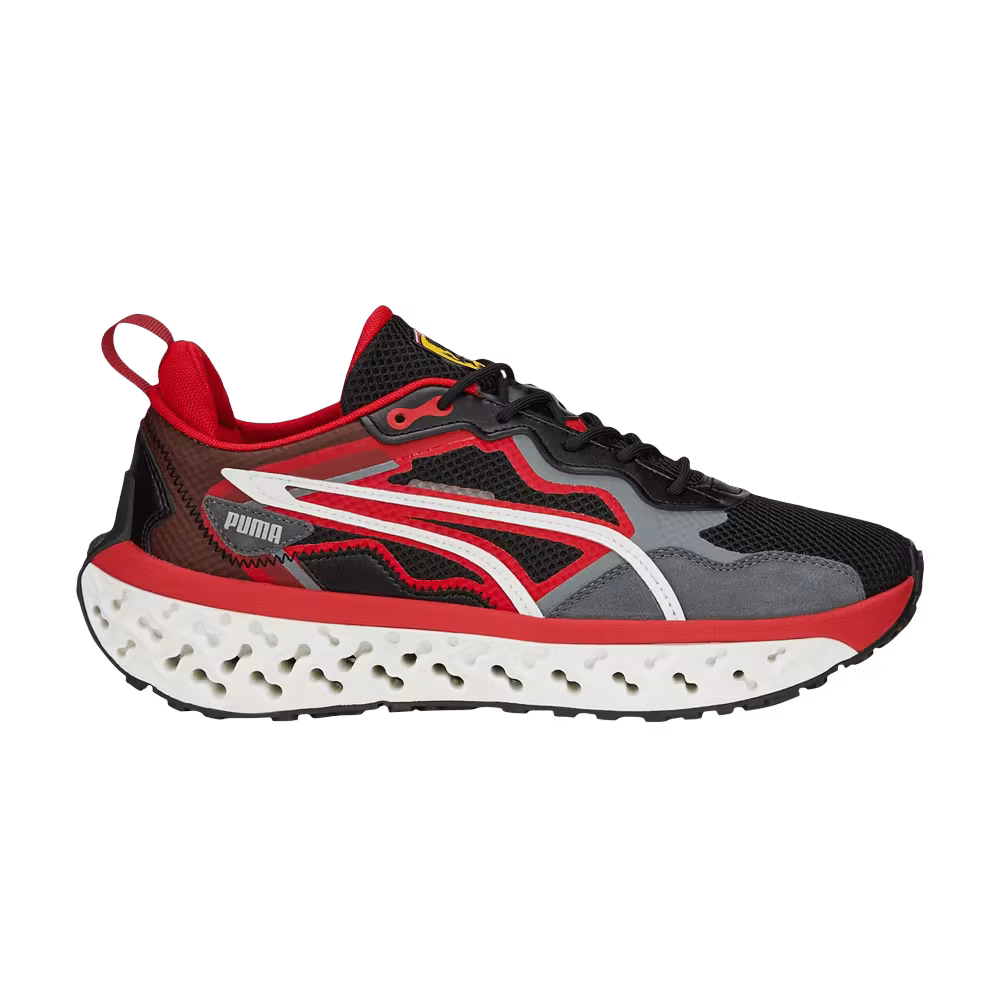 Puma Scuderia Ferrari x XETIC Sculpt Black Rosso Corsa
