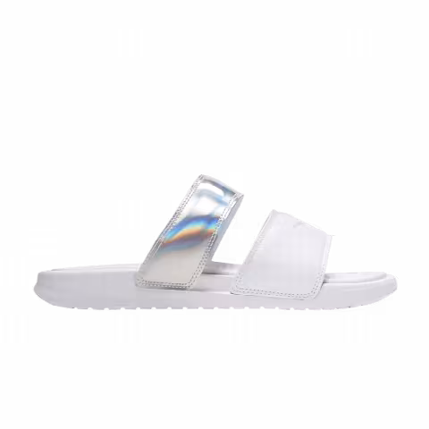 Nike Wmns Benassi Duo Ultra 'White Iridescent'