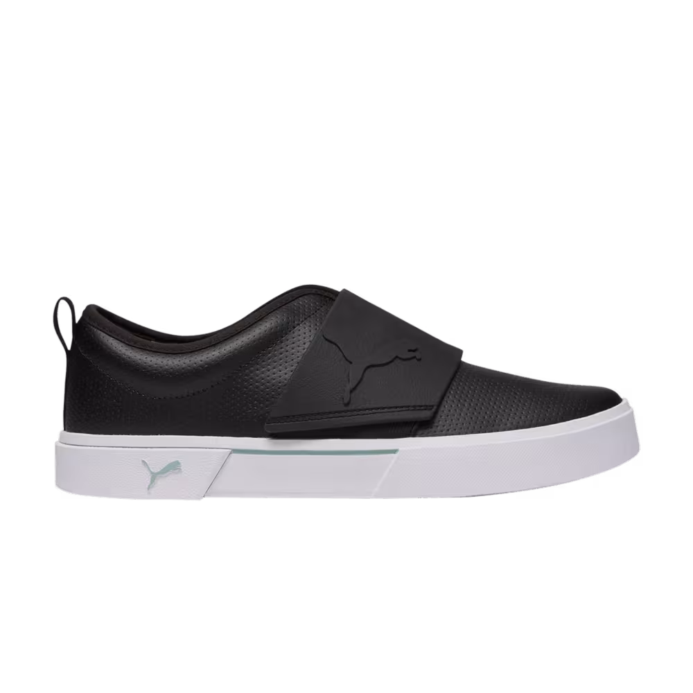 Puma El Rey II Slip-On Perf Leather Black Green Fog
