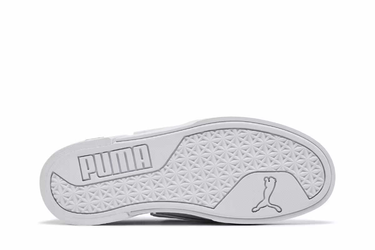 Puma El Rey II Slip-On Perf Leather White Grey Violet, view 5
