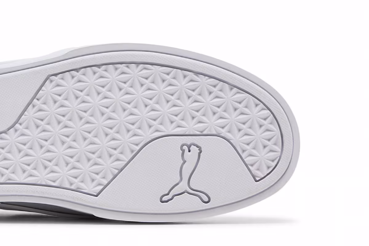 Puma El Rey II Slip-On Perf Leather White Grey Violet, view 6