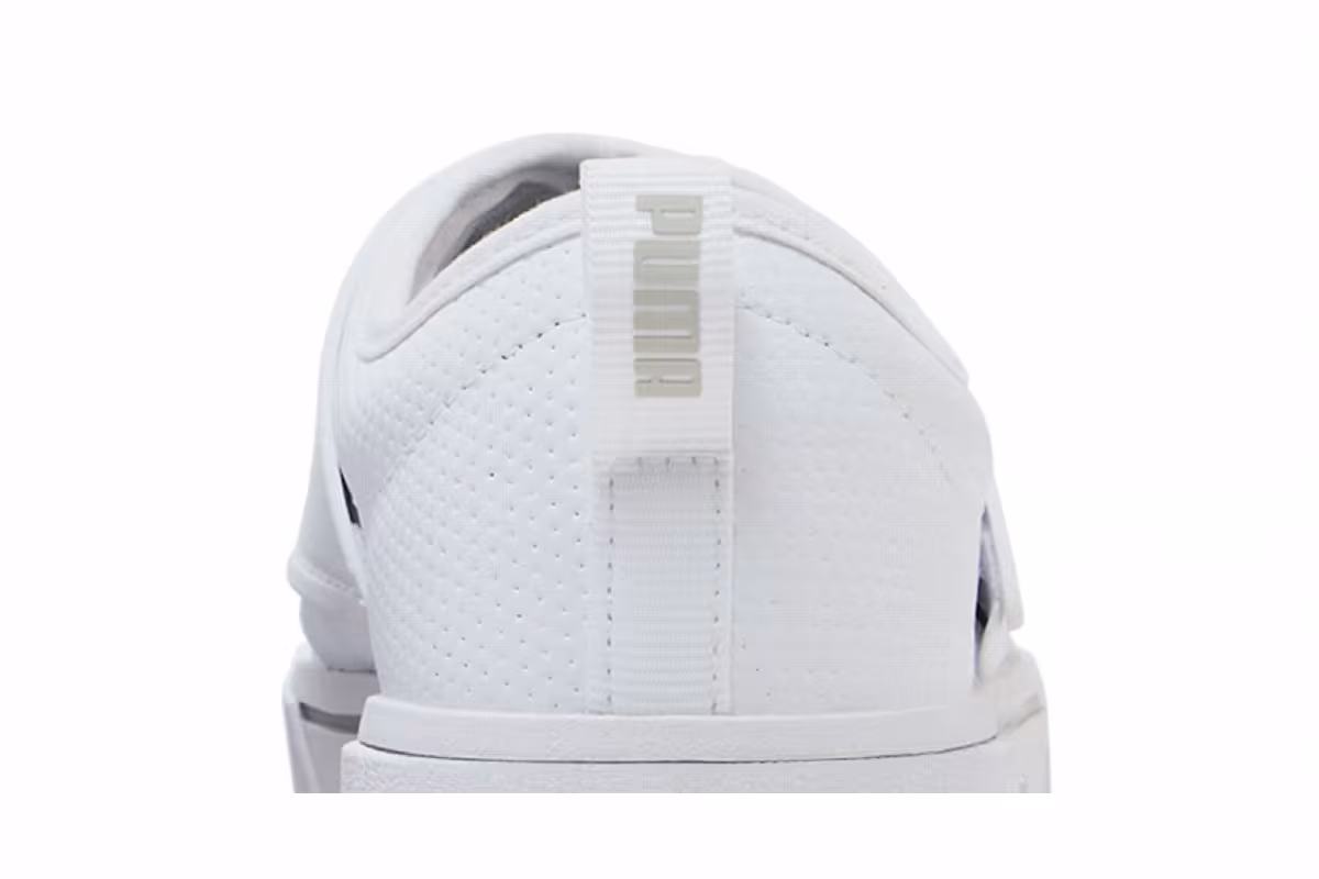 Puma El Rey II Slip-On Perf Leather White Grey Violet, view 8